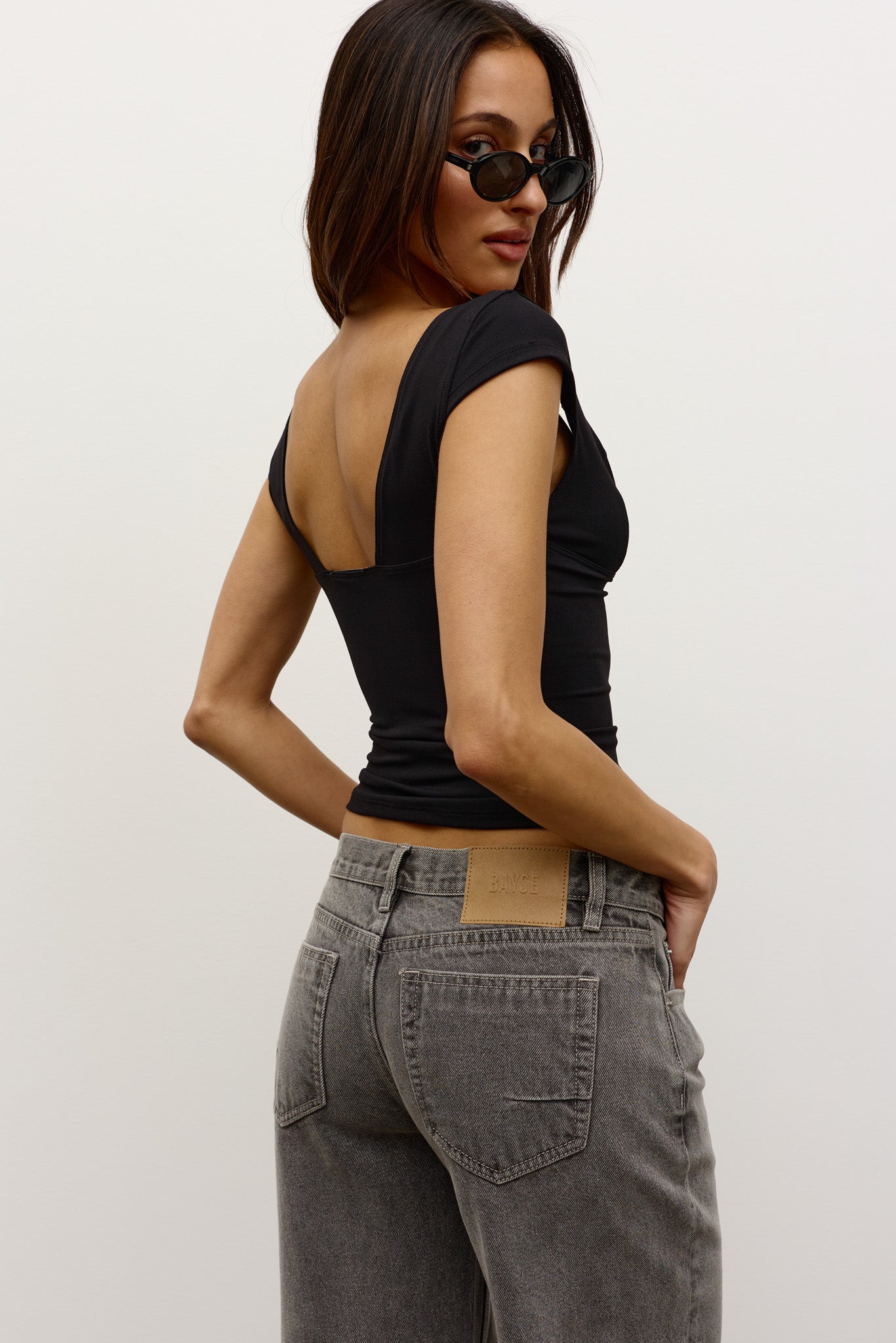 MARIANNA TOP - BLACK
