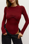 LILA BODYSUIT - WINE