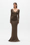 ANYA MAXI DRESS - MARTINI