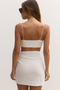AURA CROP TOP - WHITE