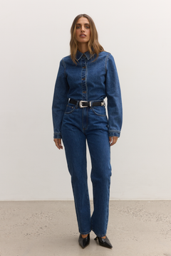 RAE DENIM SHIRT - DENVER BLUE