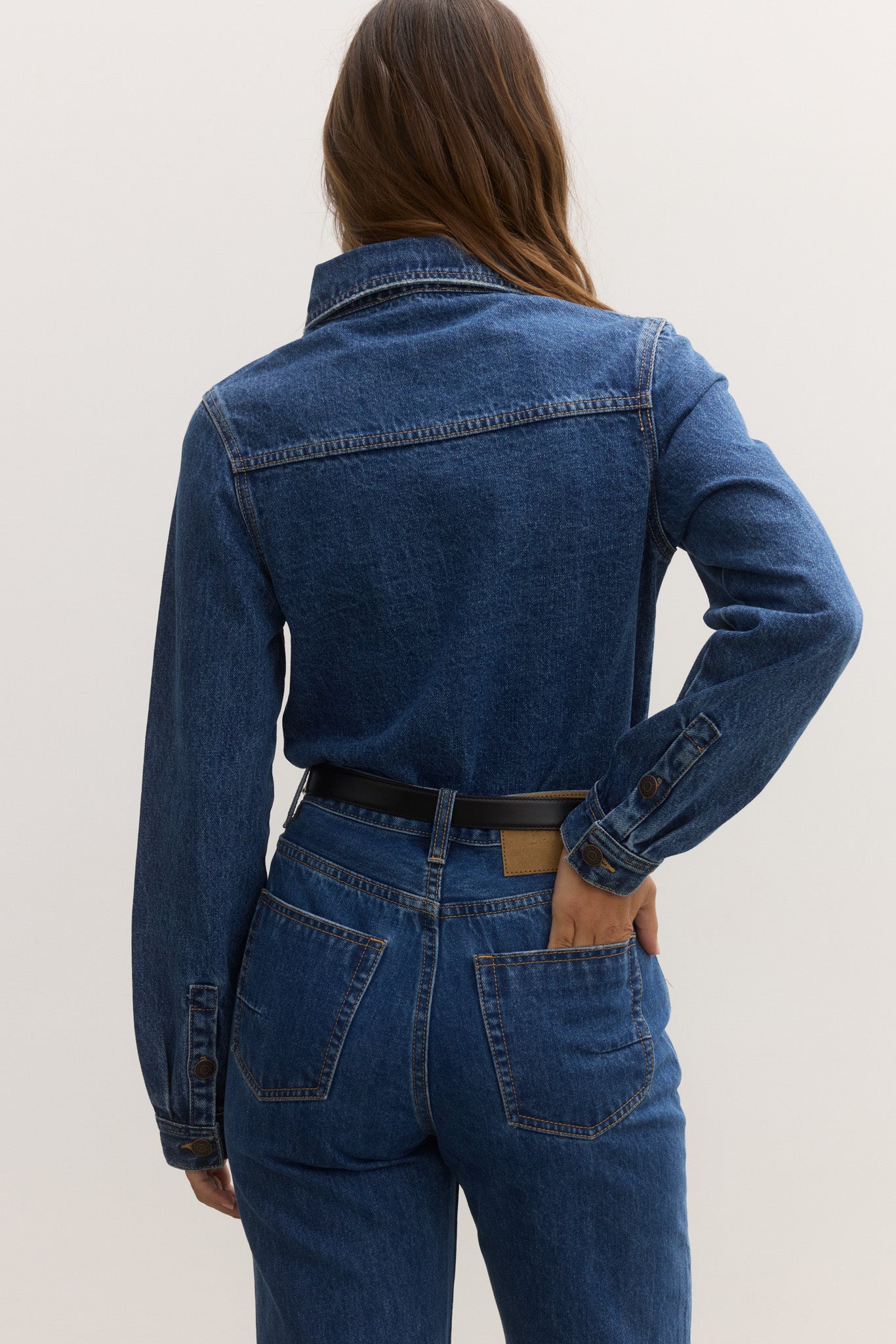 RAE DENIM SHIRT - DENVER BLUE