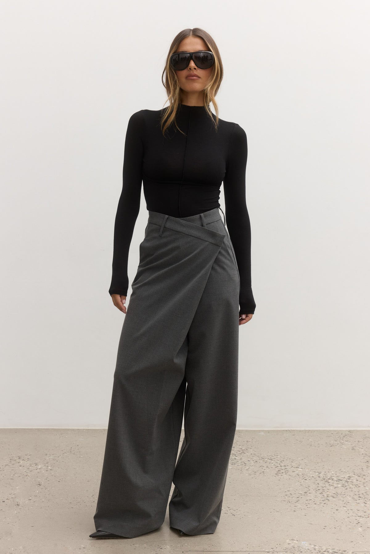 ANISA TURTLE NECK - SHADOW