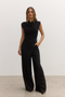 AMRITA SLEEVELESS BODYSUIT - SHADOW