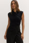 AMRITA SLEEVELESS BODYSUIT - SHADOW