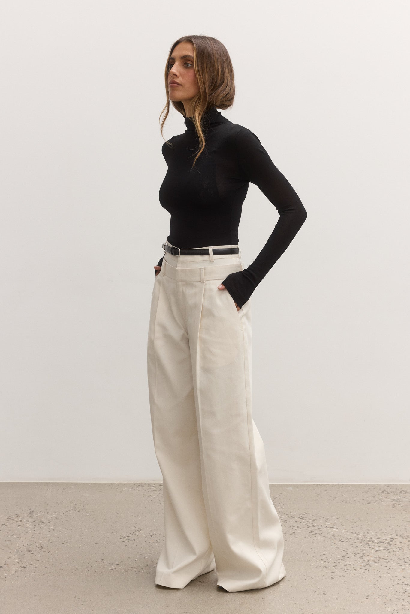 ISABEL PANT - STONE