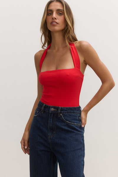 KARLITA BODYSUIT - RED
