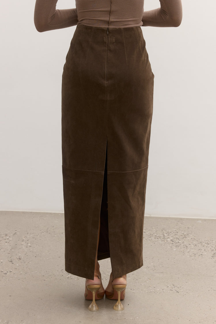 SHYLA SKIRT - SADDLE