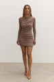 KANANI MINI DRESS - CLAY