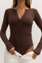 LARA BODYSUIT - CHOCOLATE