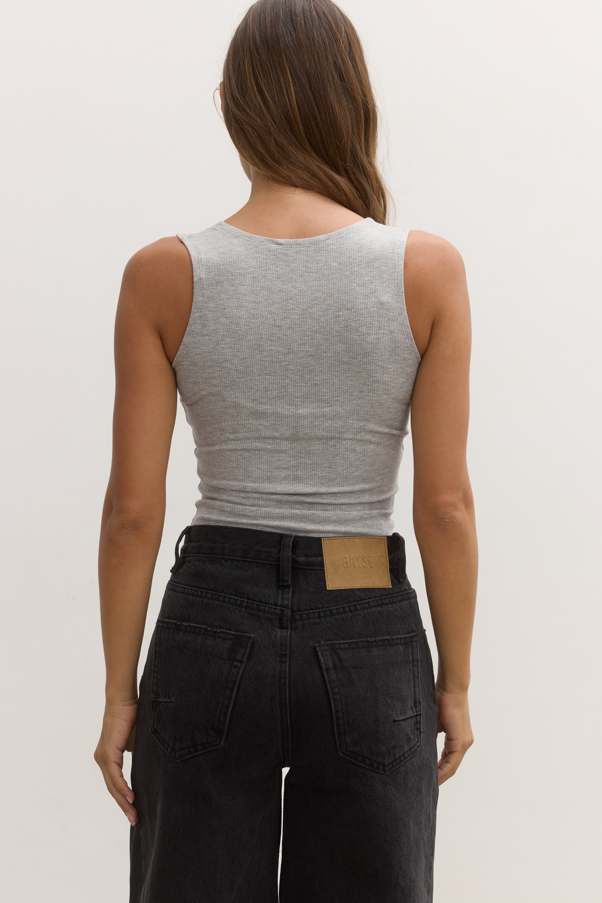 AURORA BODYSUIT - GREY MARLE