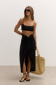 ISLA SKIRT - BLACK