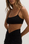 AURA CROP TOP - BLACK