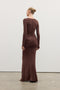 ANISA MAXI DRESS - CHOCOLATE