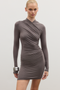 AMRITA MINI DRESS - SMOKE