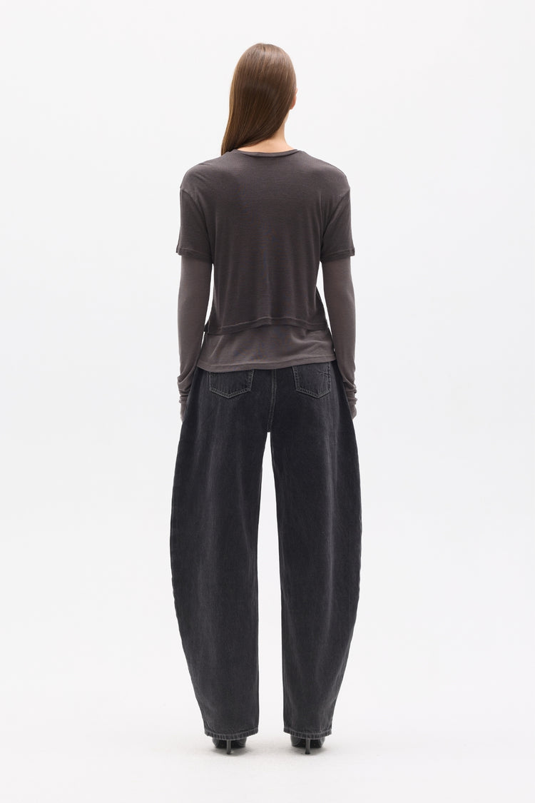 CALENIA TOP - DARK GREY