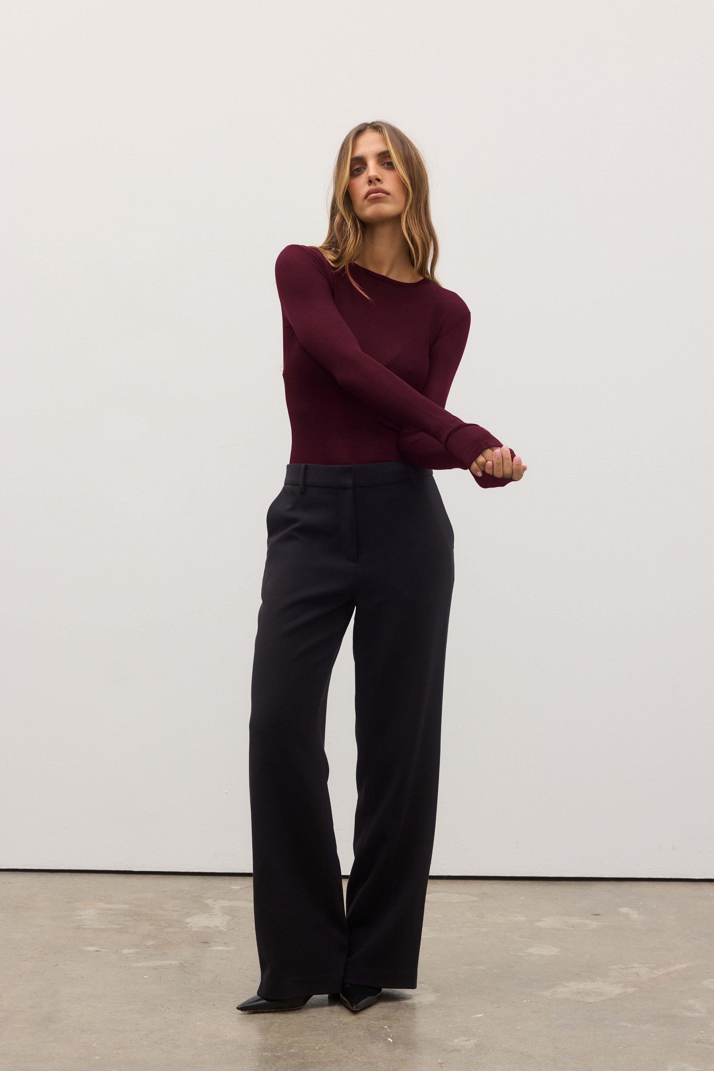 STEVIE TOP - PLUM