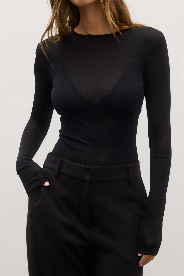 STEVIE TOP - BLACK
