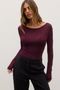 MANI TOP - PLUM