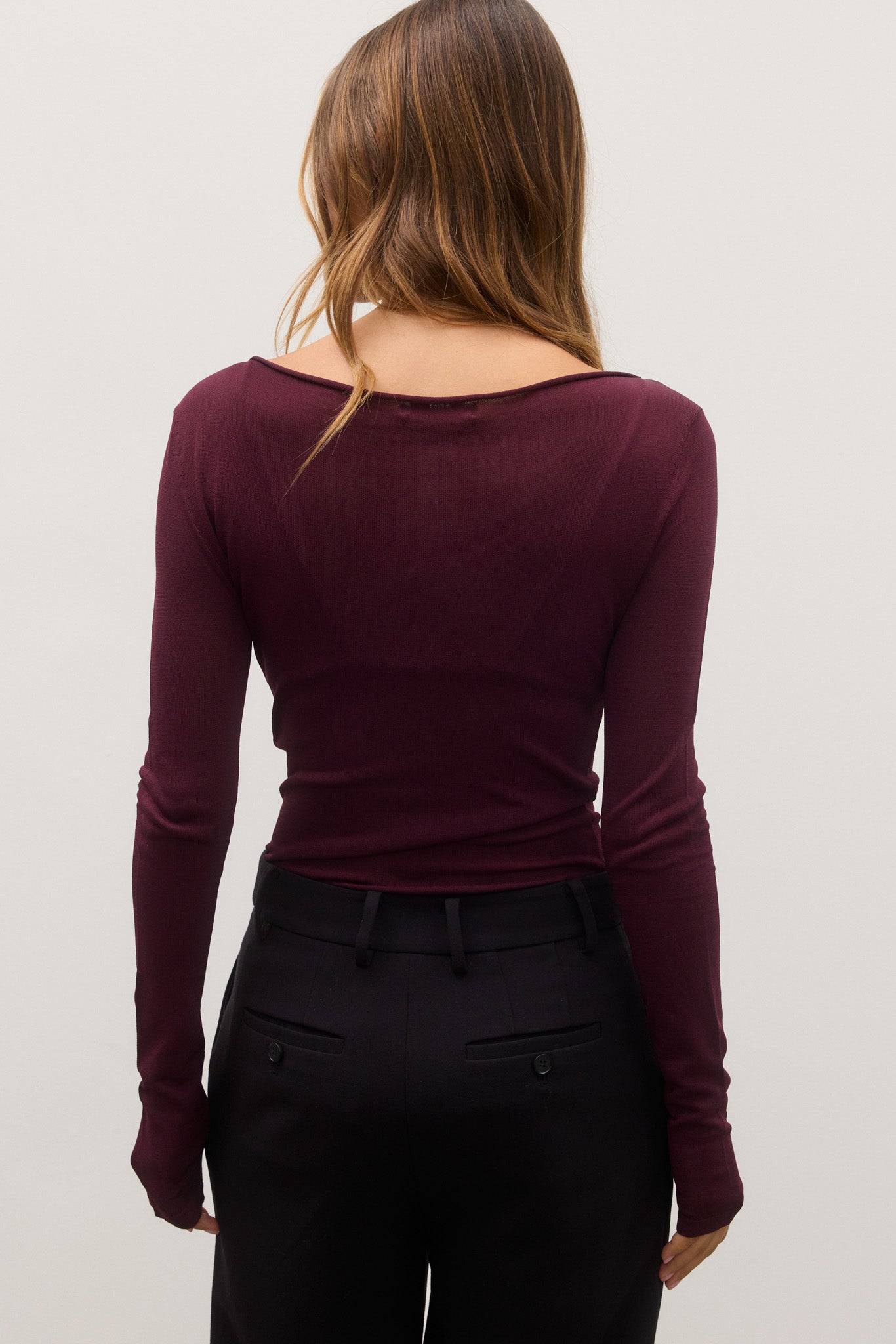 MANI TOP - PLUM
