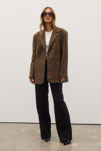 CAMILLA BLAZER - SADDLE