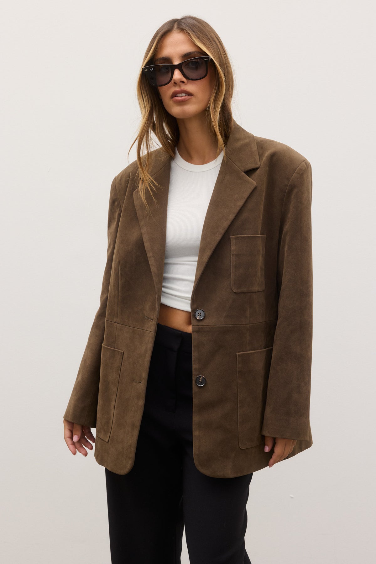 CAMILLA BLAZER - SADDLE