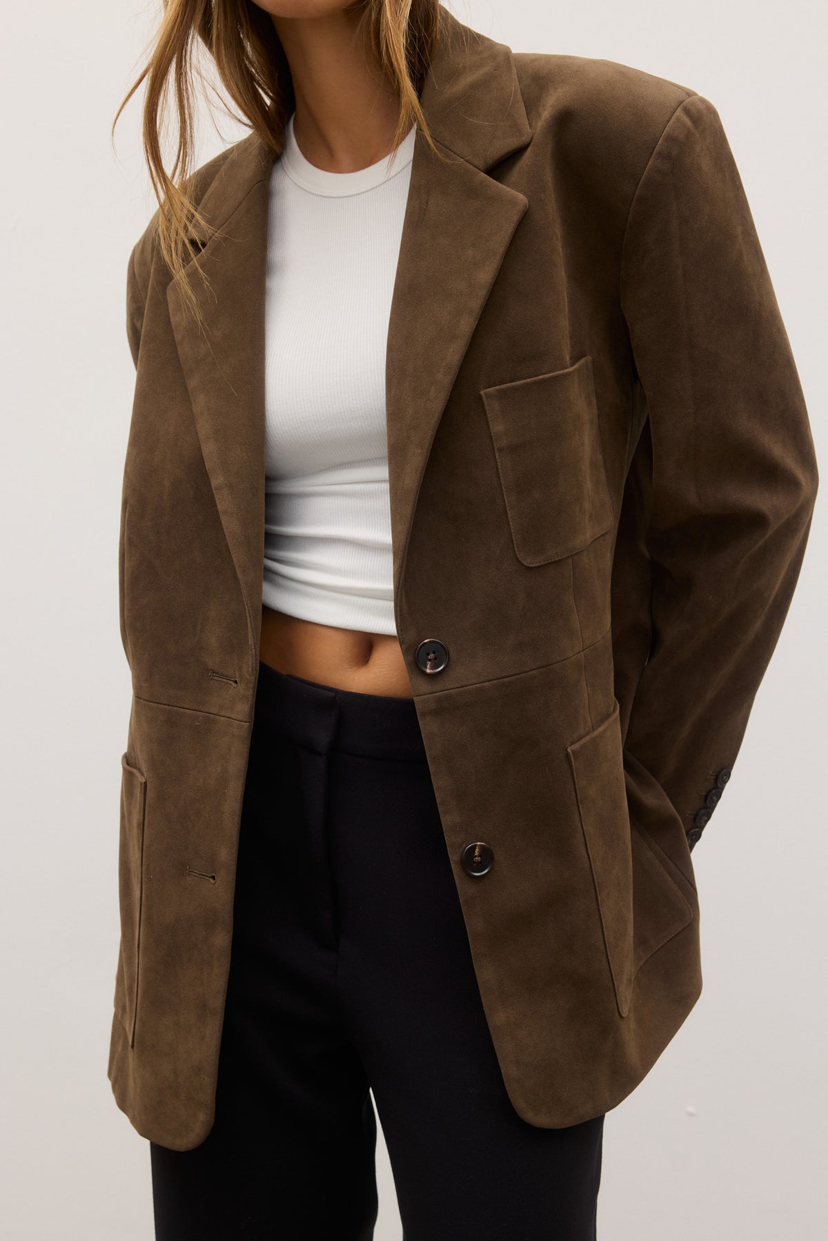 CAMILLA BLAZER - SADDLE