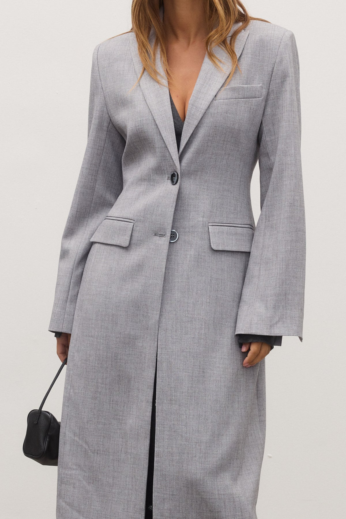 VALERIA COAT - FOG GREY