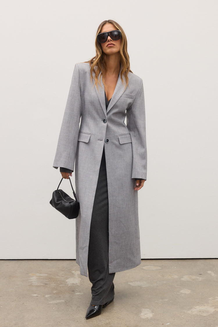 VALERIA COAT - FOG GREY