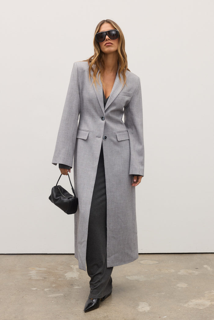 VALERIA COAT - FOG GREY