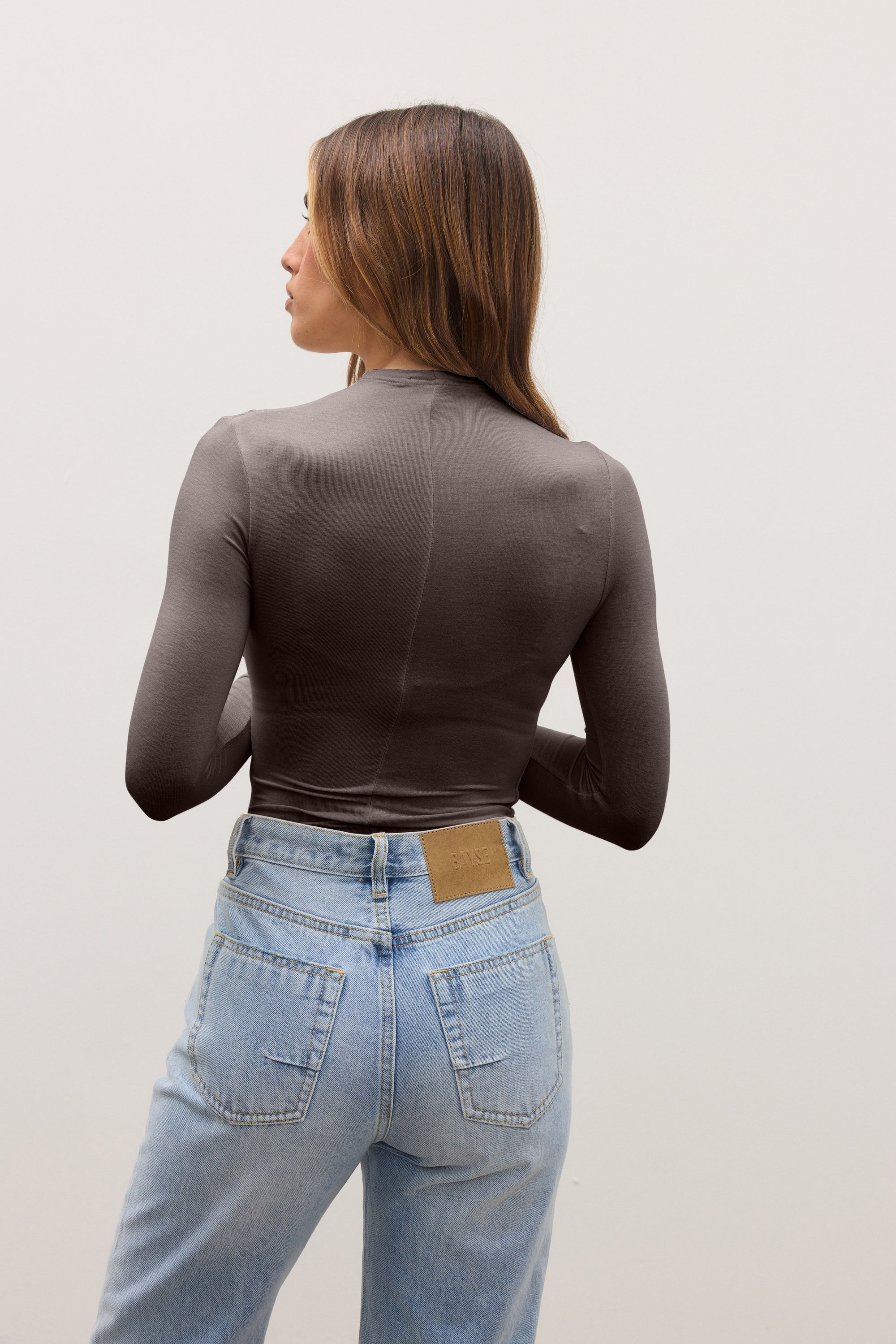 AMRITA BODYSUIT - SMOKE