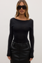 MANI TOP - BLACK