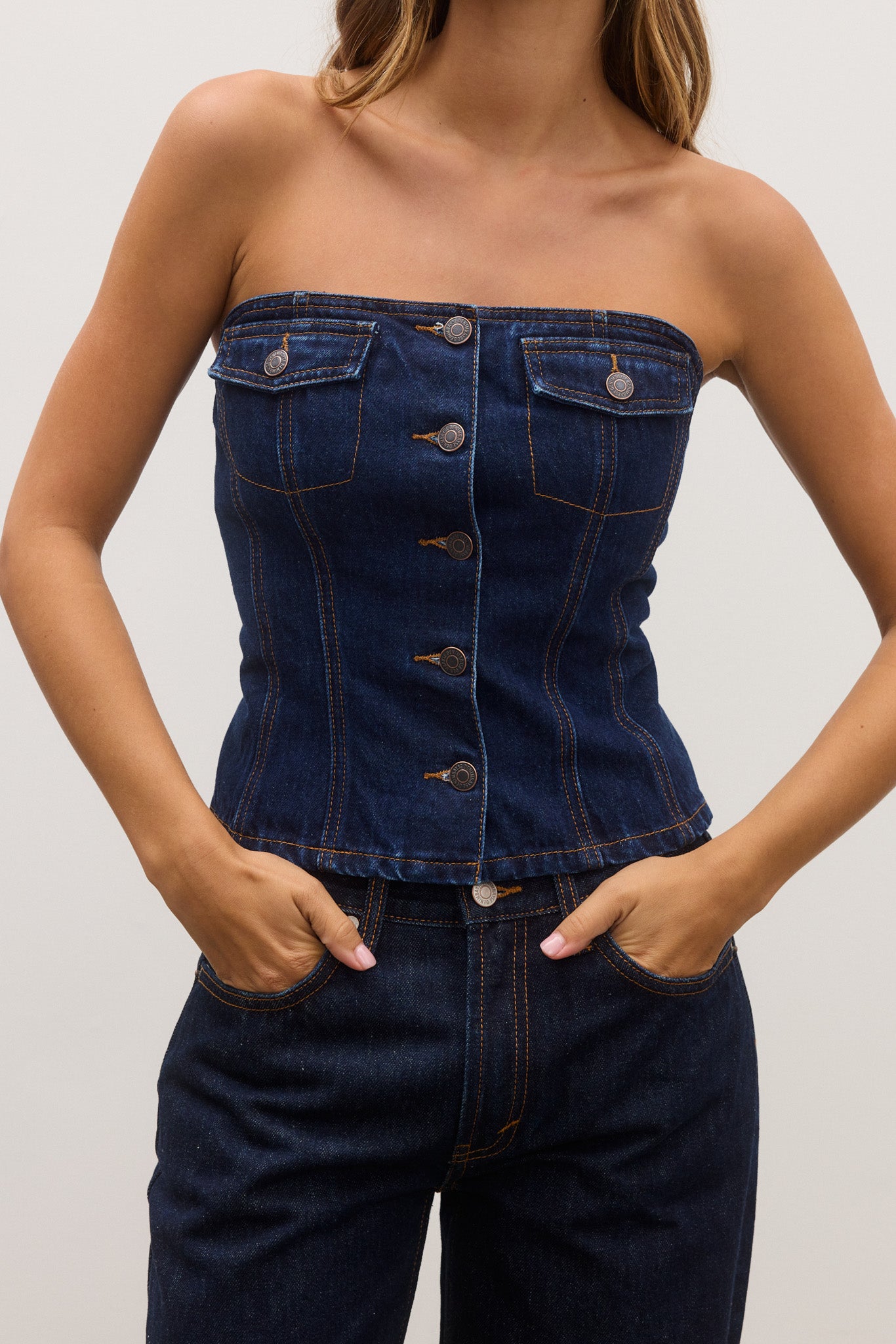 AVERY MID RISE JEAN - DARK INDIGO