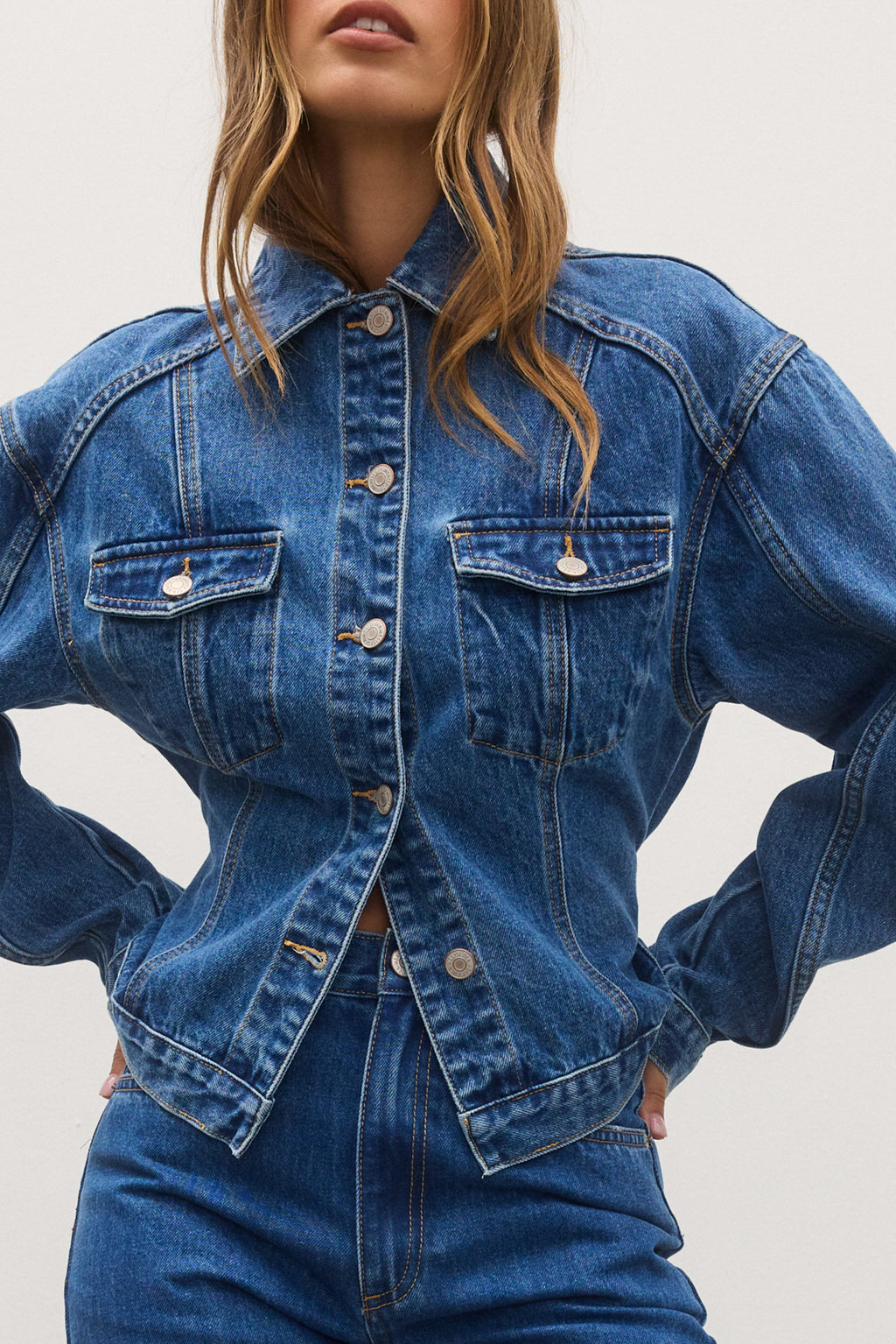 Voile Overly Denin Jacket Blue main image 0