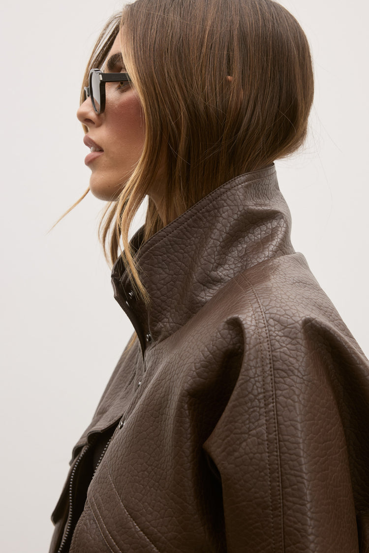 INEZ JACKET - CHESTNUT