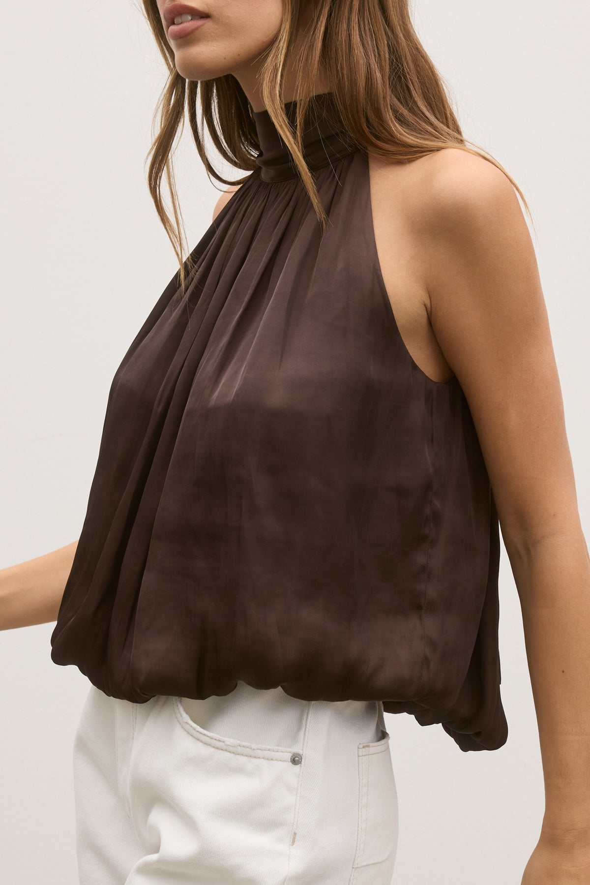 WILDER TOP - MOCHA