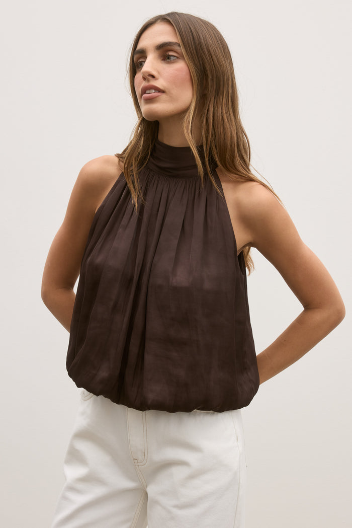 WILDER TOP - MOCHA