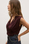 ESME TOP - BURGANDY