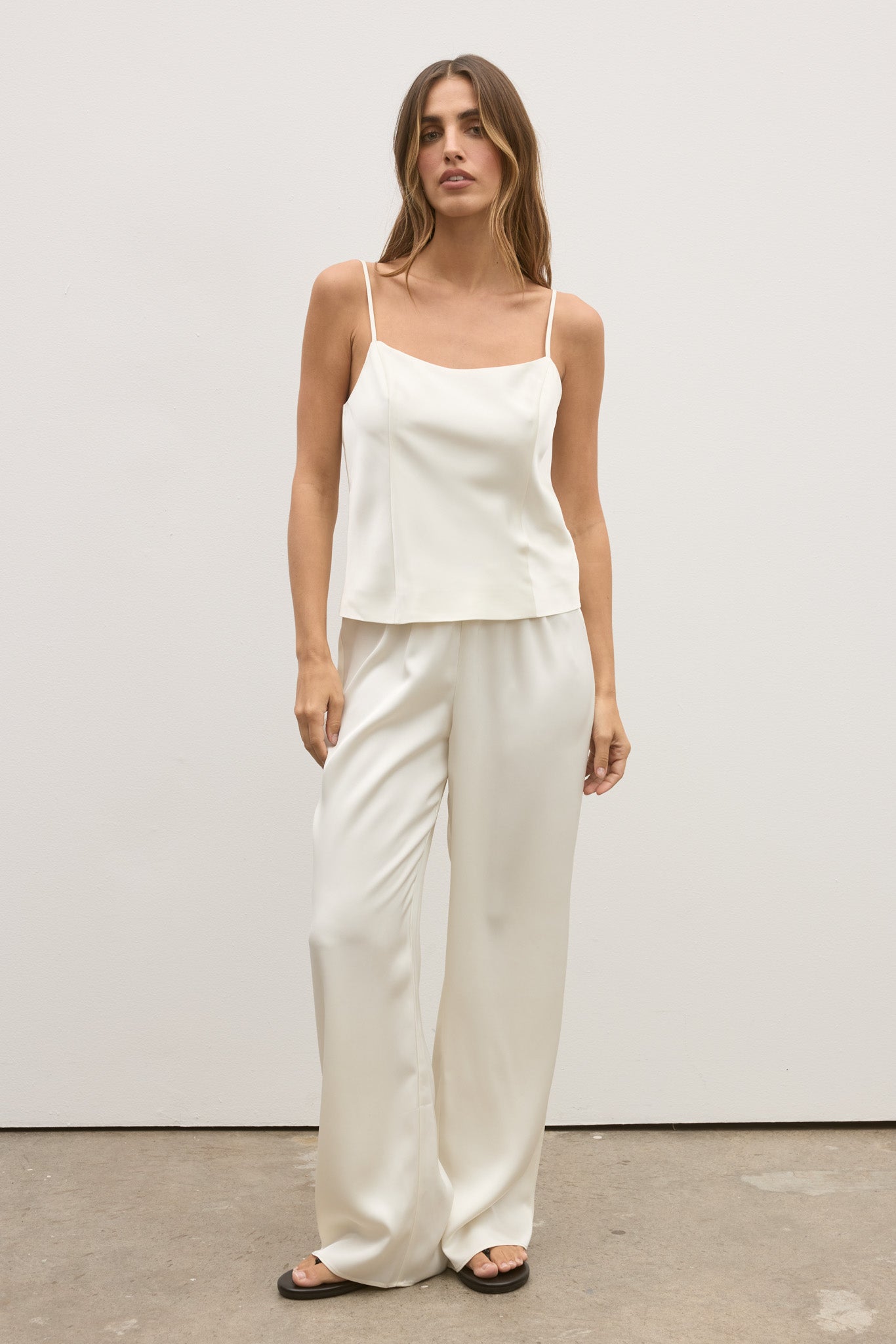 SOLENE PANT - WHITE