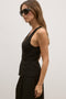 REEVE HALTER TOP - BLACK