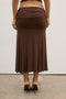 NOEMI SKIRT - CHOCOLATE