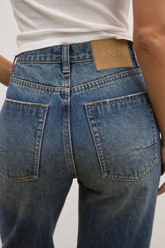 Camille Relaxed Flare Jean in Ash Tide, view 6, Bayse Brand