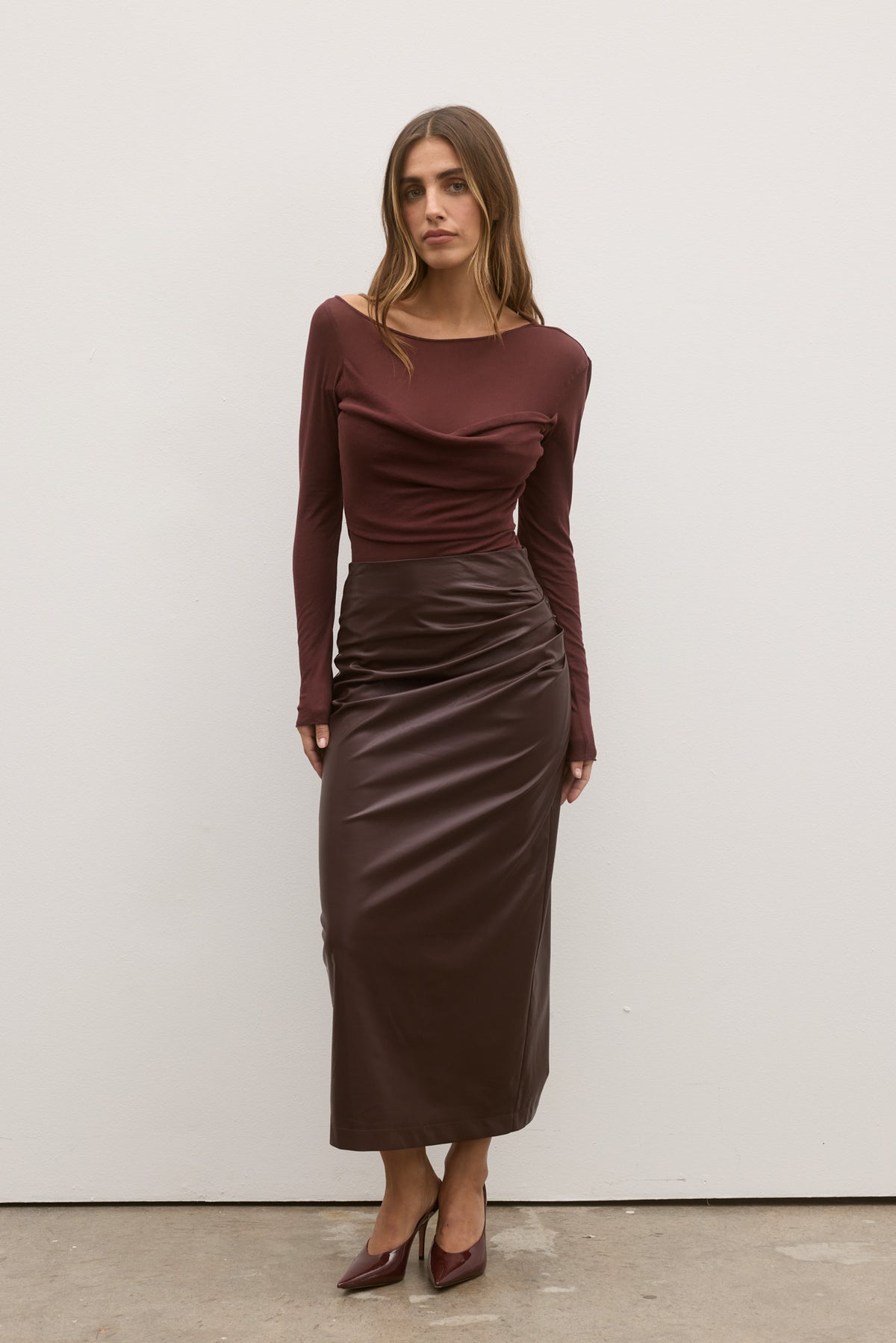 DELLA BODYSUIT - PLUM