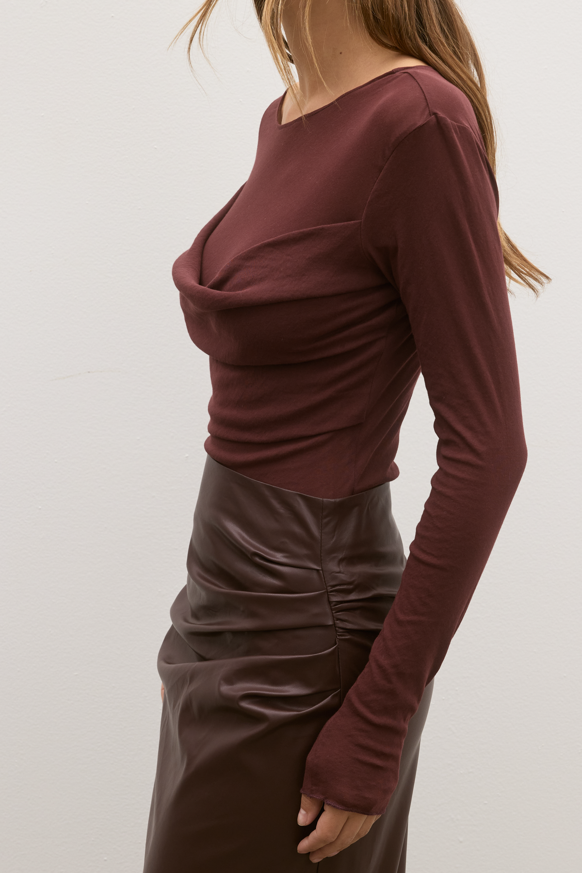 DELLA BODYSUIT - PLUM