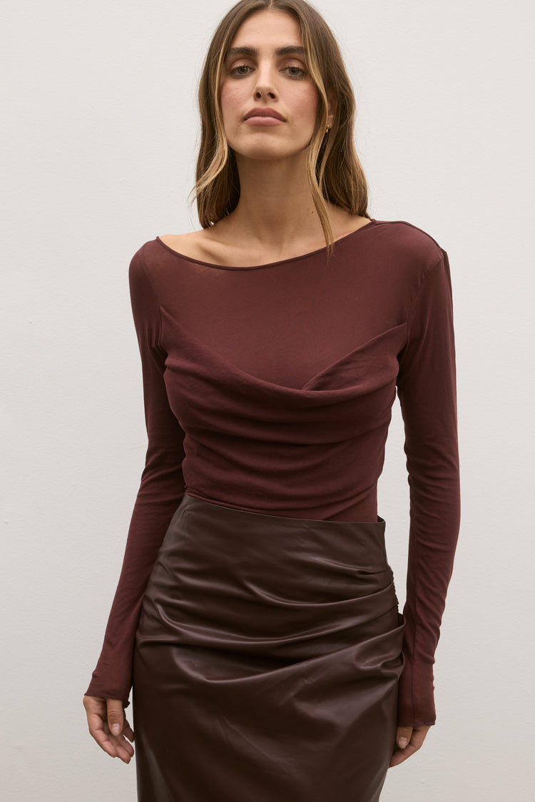 DELLA BODYSUIT - PLUM