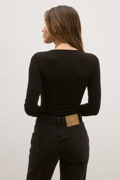 LARA BODYSUIT - BLACK
