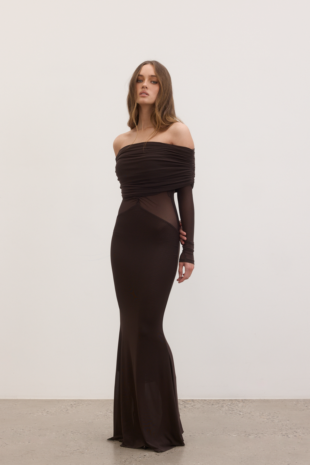 MILLIE MAXI DRESS - ASH