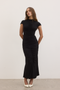 ROSALIE MIDI DRESS - SHADOW