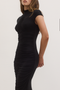 ROSALIE MIDI DRESS - SHADOW