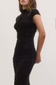 ROSALIE MIDI DRESS - SHADOW